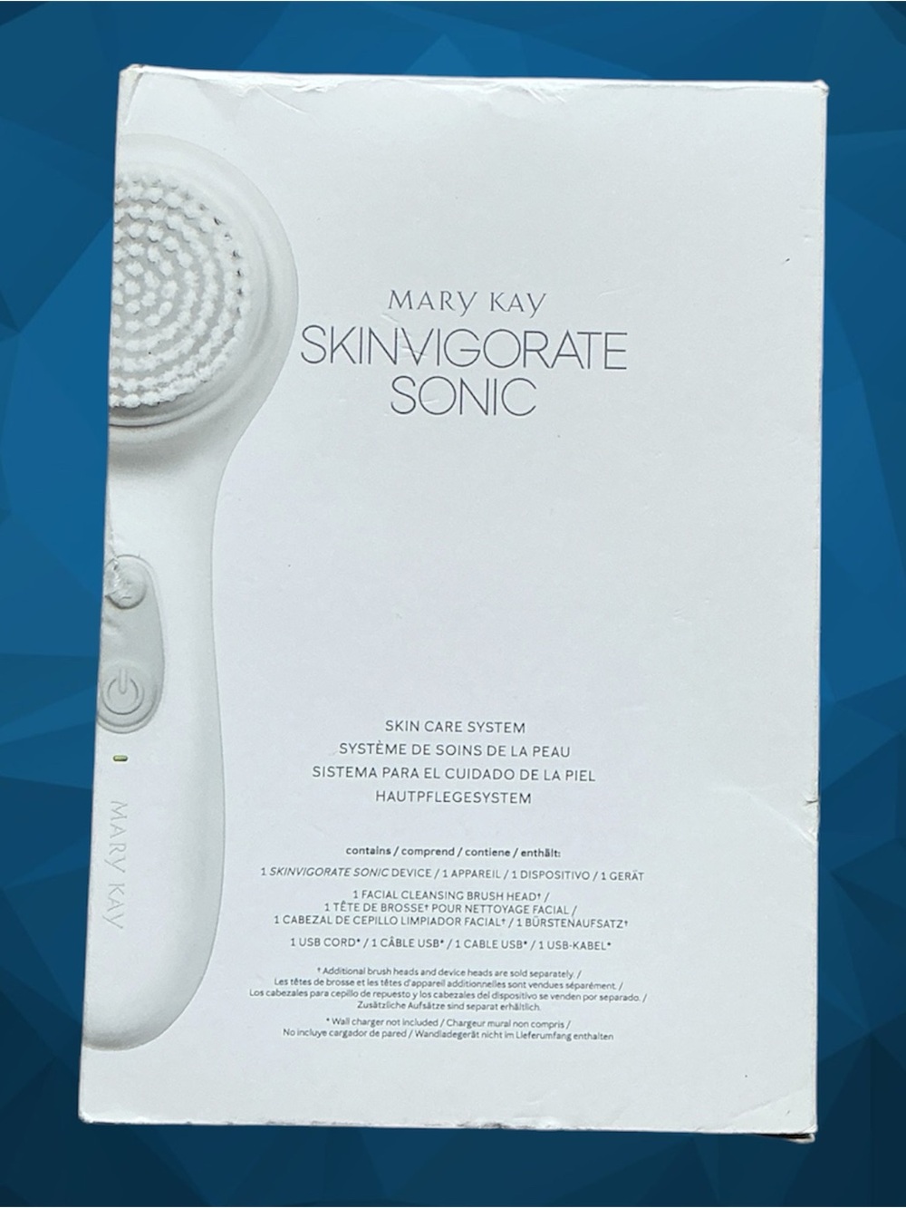 Mary Kay Skinvigorate Sonic™ Skin Care System with Cleansing white NIB